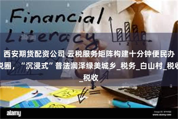 西安期货配资公司 云税服务矩阵构建十分钟便民办税圈，“沉浸式”普法润泽绿美城乡_税务_白山村_税收