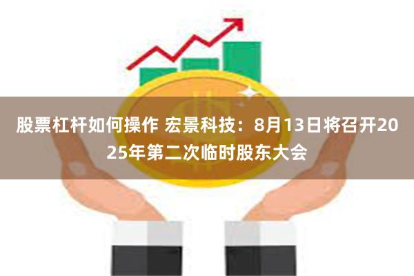 股票杠杆如何操作 宏景科技：8月13日将召开2025年第二次临时股东大会